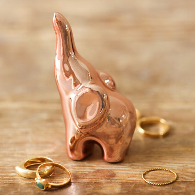 Elephant Ring Holder - Copper - Penny Rose Home and Gifts