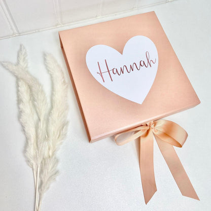 Personalised Heart Gift Box - Penny Rose Home and Gifts