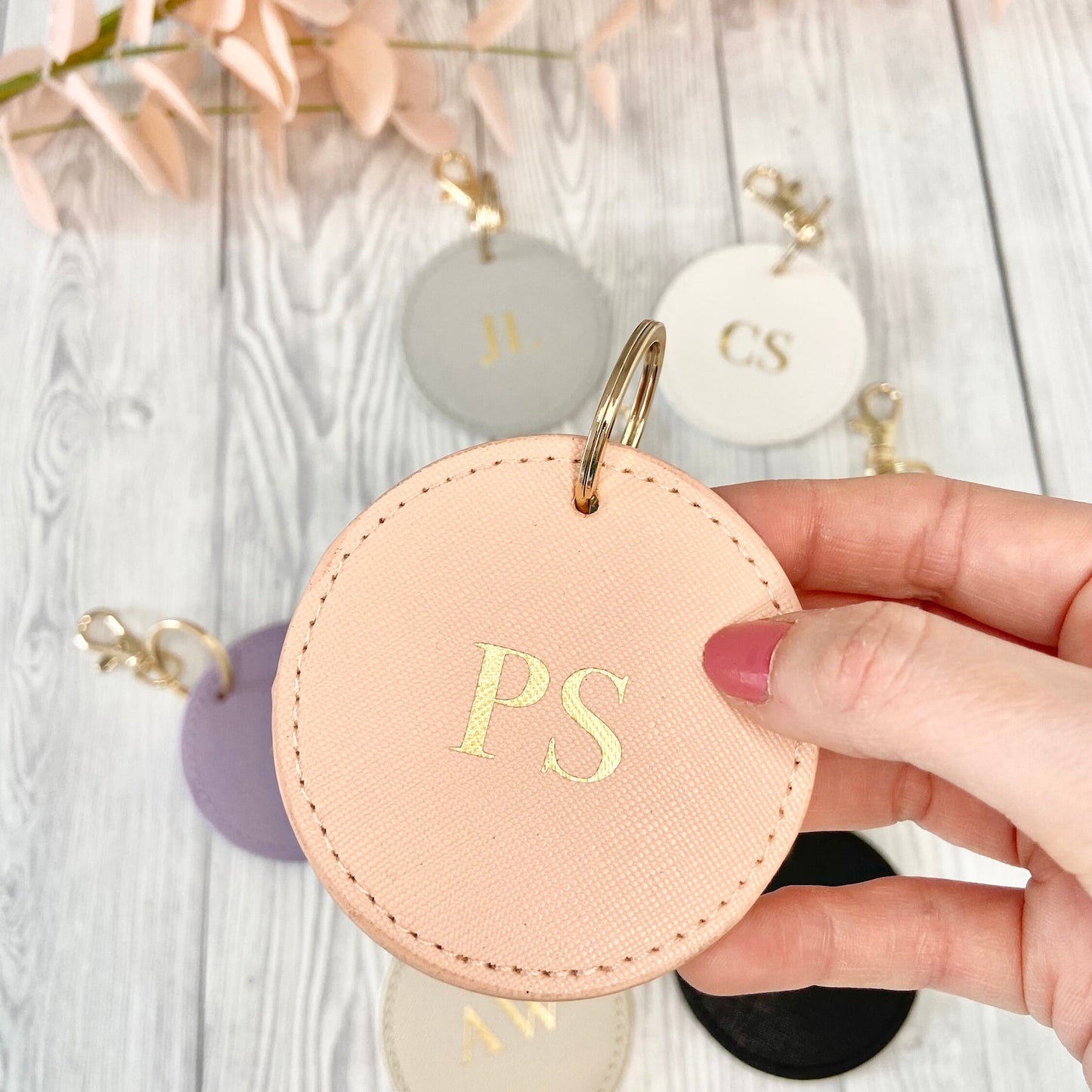 Personalised Round Keyring - Penny Rose Home and Gifts