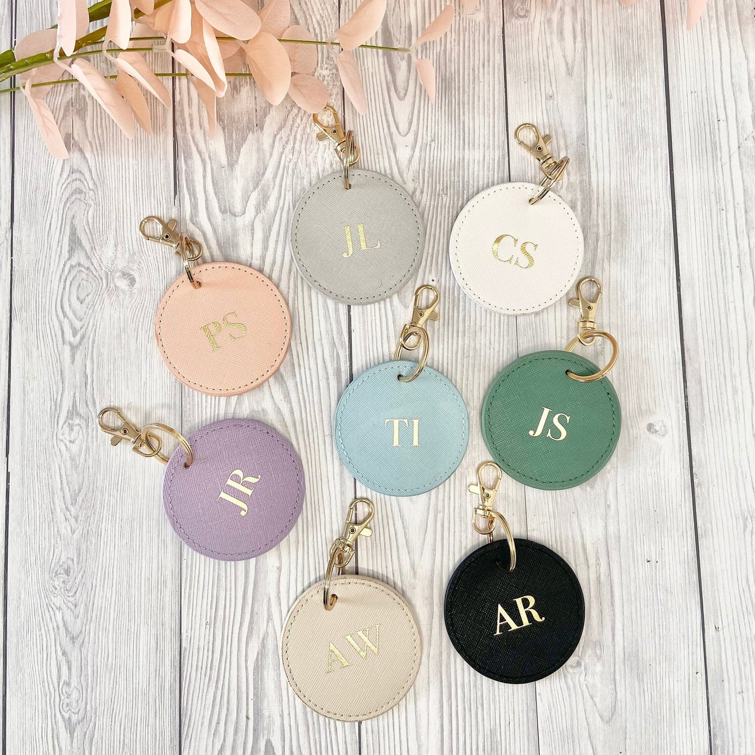 Personalised Round Keyring - Penny Rose Home and Gifts