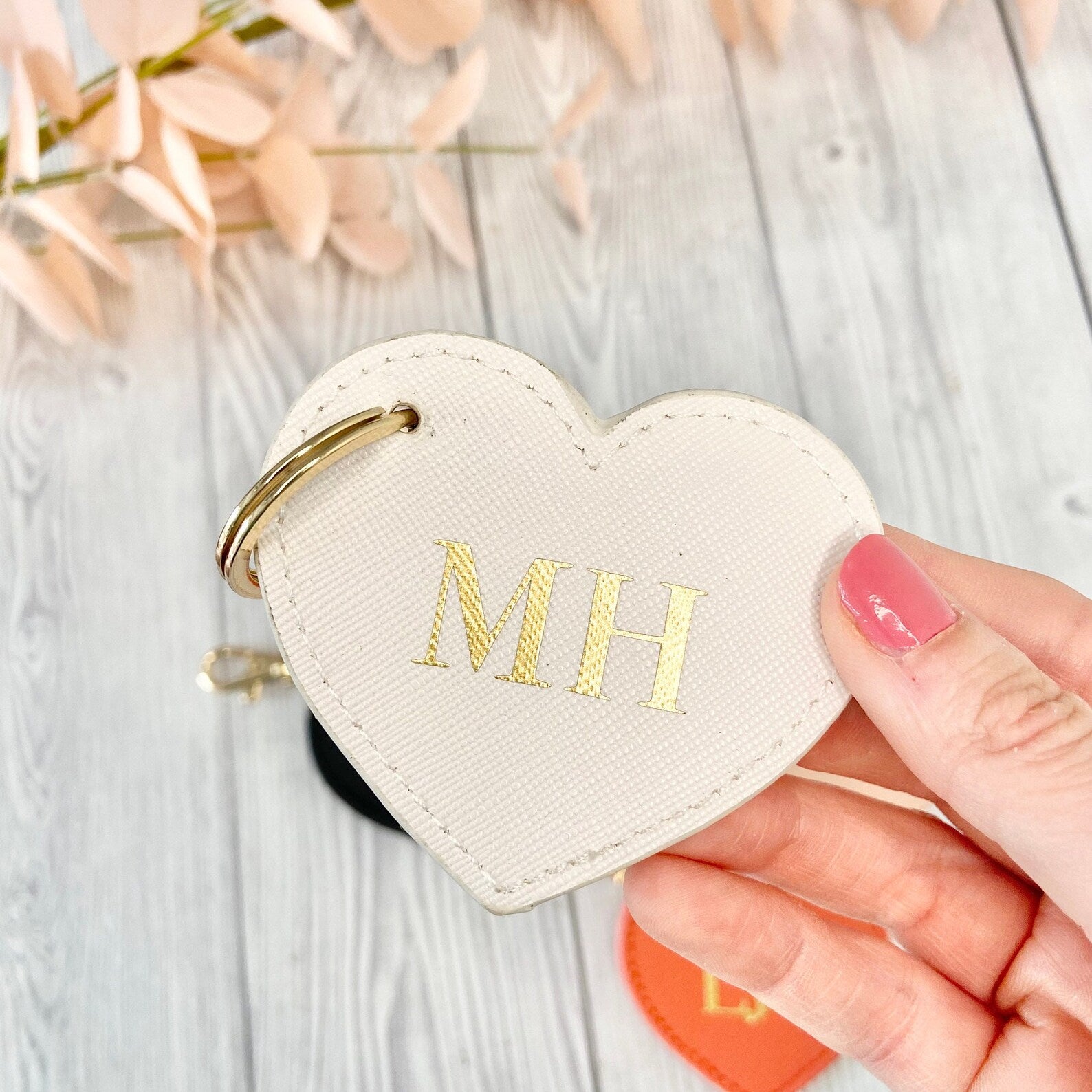 Personalised Heart Keyring - Penny Rose Home and Gifts