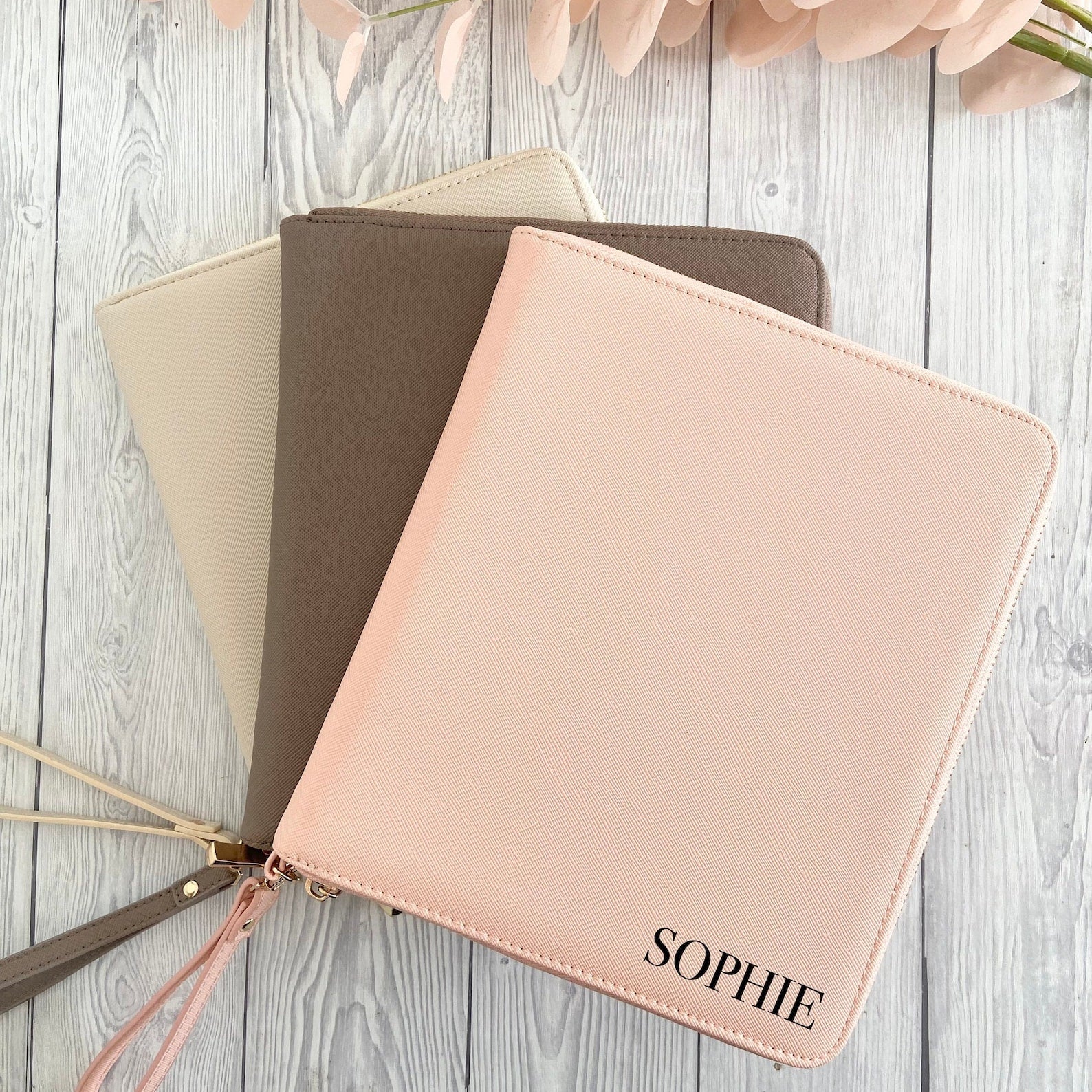 Personalised Travel Folder - Initials - Penny Rose Home and Gifts