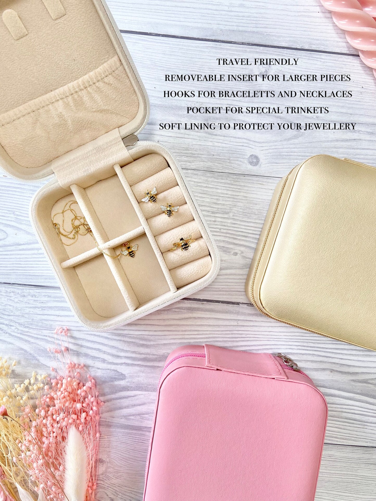Personalised Travel Jewellery Box - Penny Rose Home and Gifts