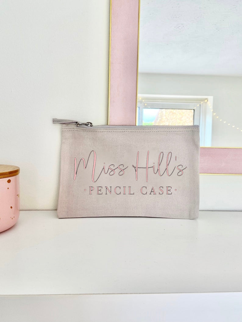 Personalised Teacher Pencil Case - Penny Rose Home and Gifts