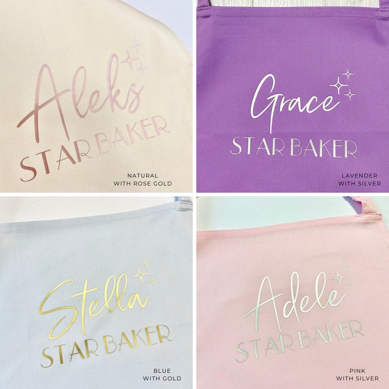 Personalised Star Baker Apron - Penny Rose Home and Gifts