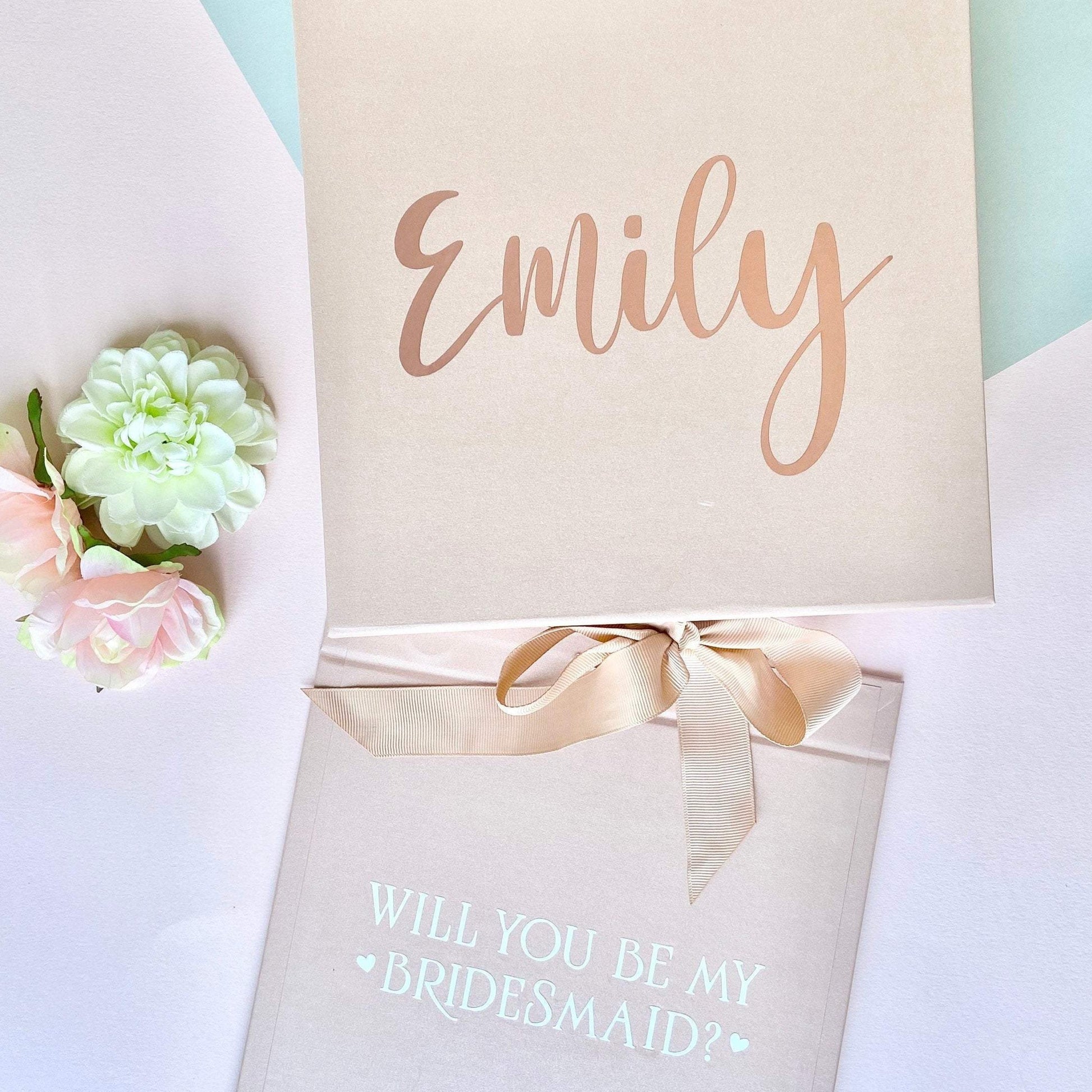 Personalised Proposal Bridesmaid Box - Penny Rose Home and Gifts