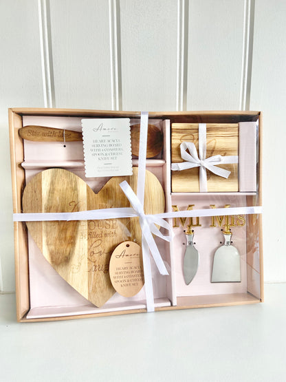Mr & Mrs Cheese Board Gift Set - Penny Rose Home and Gifts
