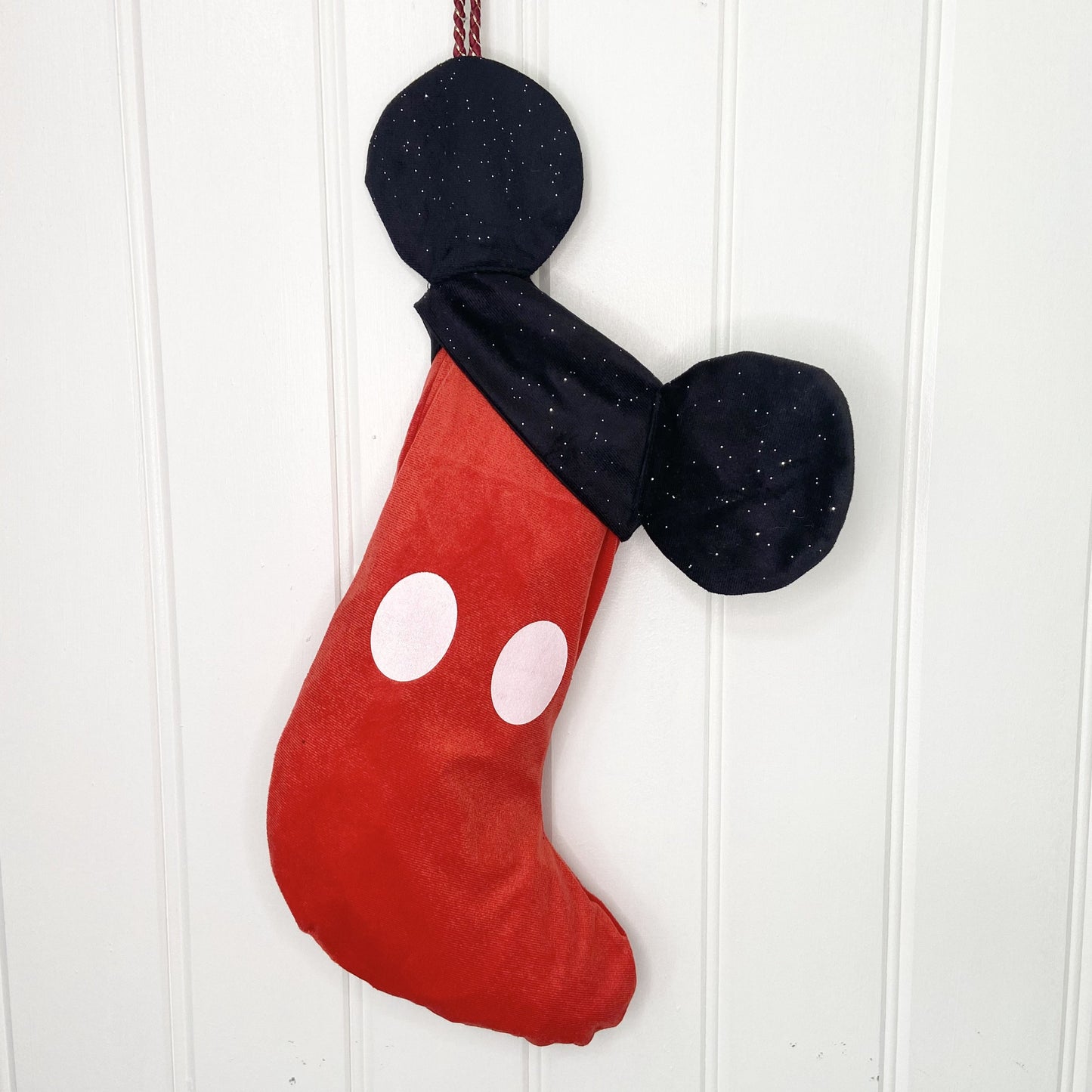 Disney Red Mickey Christmas Stocking