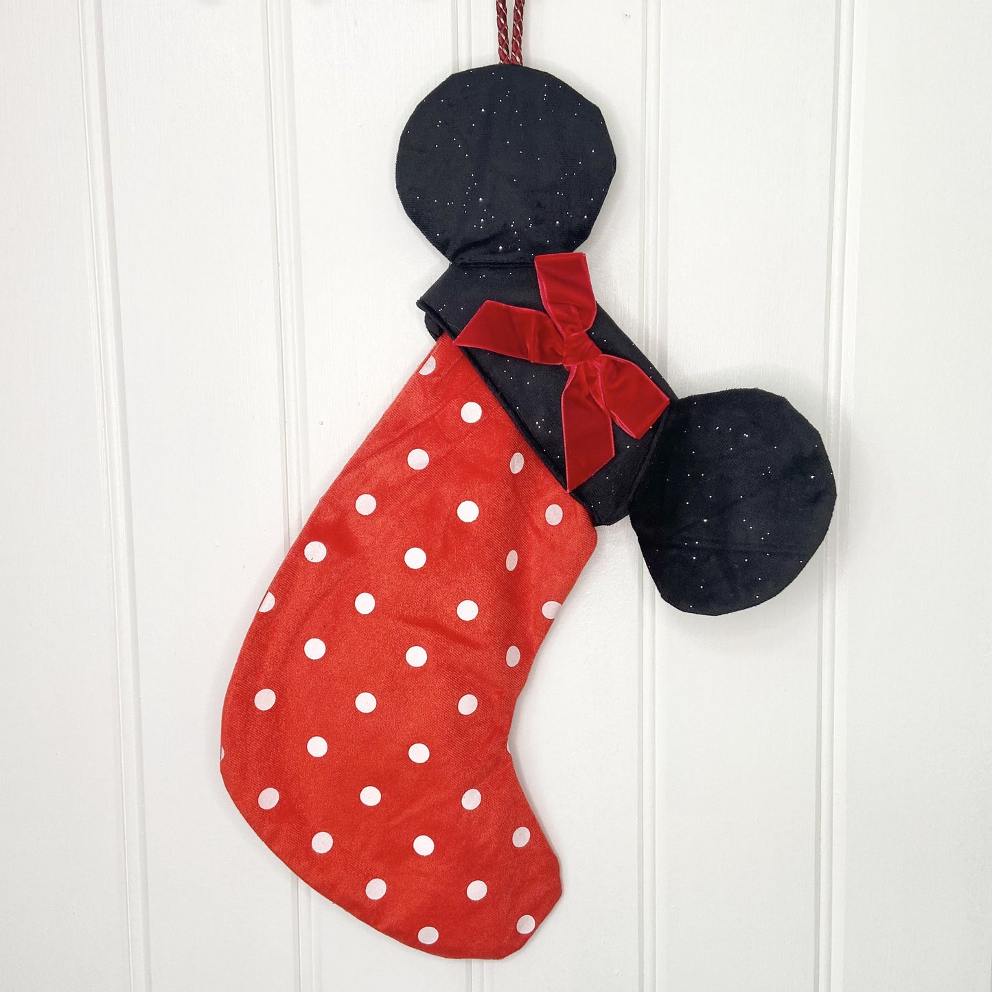 Disney Red Minnie Christmas Stocking