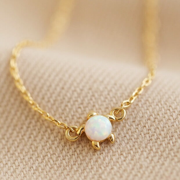 Opal Stone Gold Turtle Bracelet - Penny Rose Home and Gifts