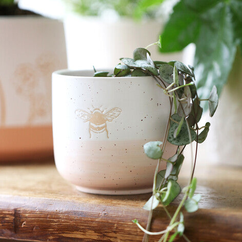 Ceramic Speckled Bee Planter - Penny Rose Home and Gifts