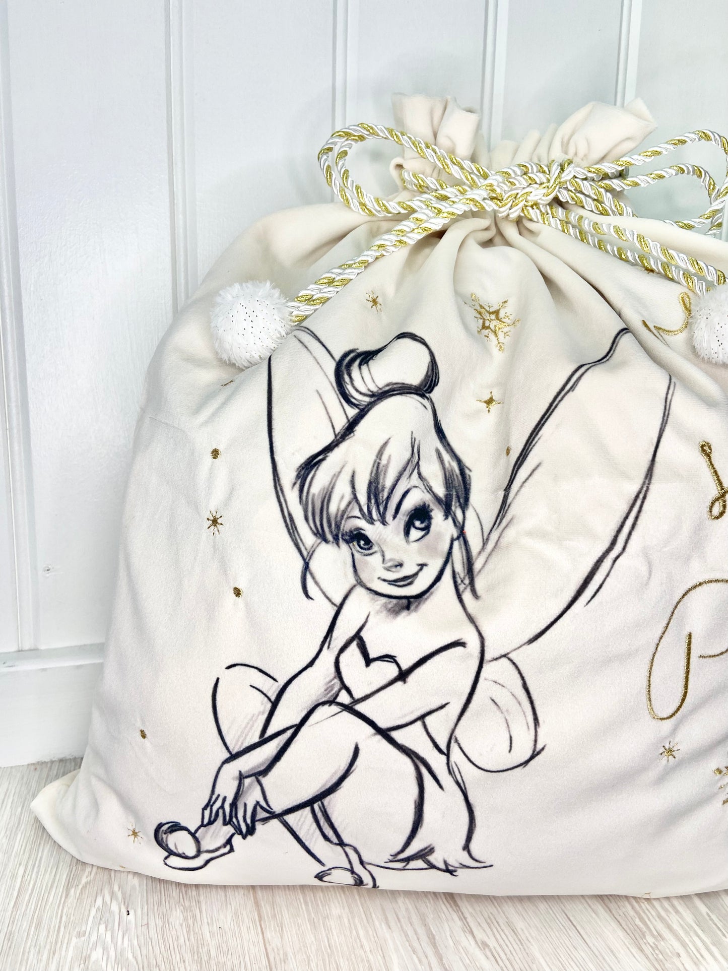 Disney Luxury Velveteen Tinkerbell Christmas Sack
